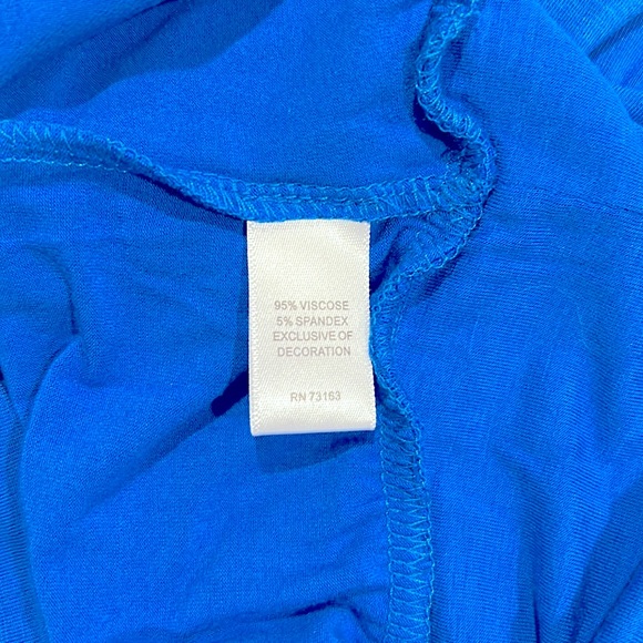 Bright Blue Top - Picture 4 of 5